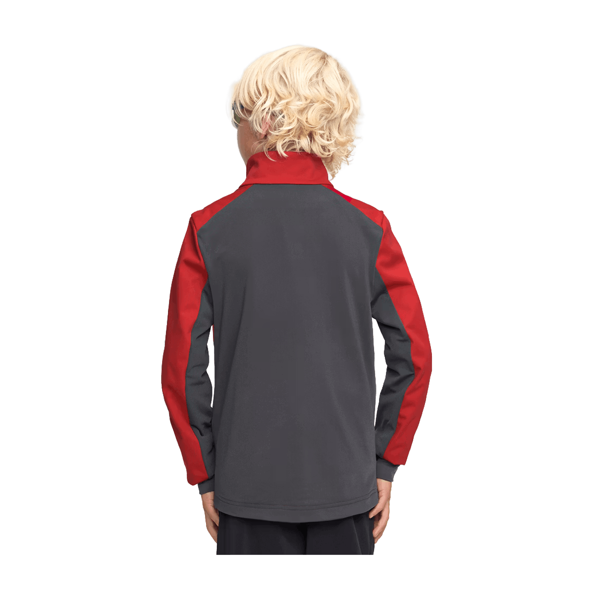 BJORN DAEHLIE JACKET MOBILITY JUNIOR'S - RED - BACK VIEW