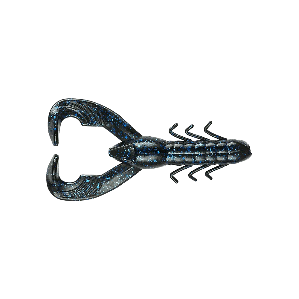 CHRISTIE CRAW BLACK/BLUE FLECK - 3 1/2