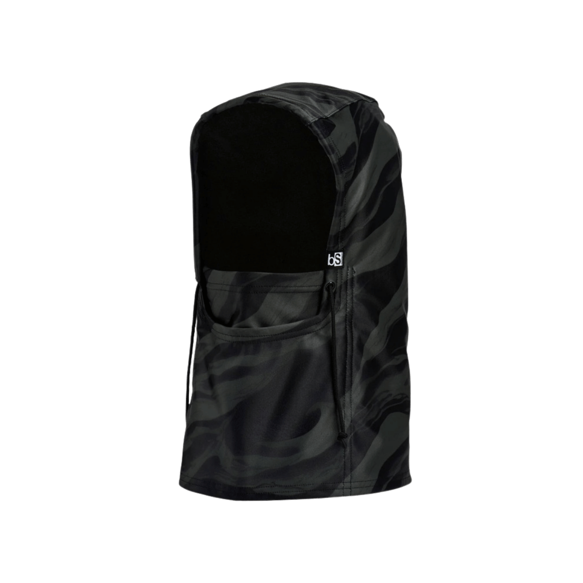 BLACK STRAP CAMBER HOOD BALACLAVA SOLID TONE - BONE BLACK