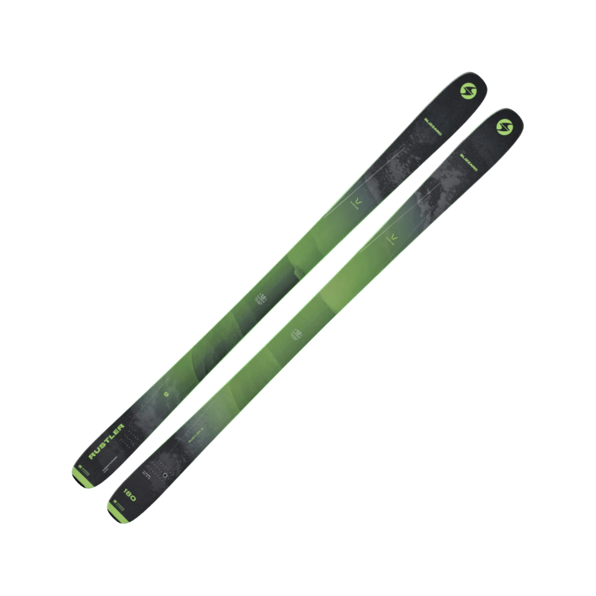BLIZZARD RUSTLER 9 SKI 2022 2023 GREEN ANTHRACITE