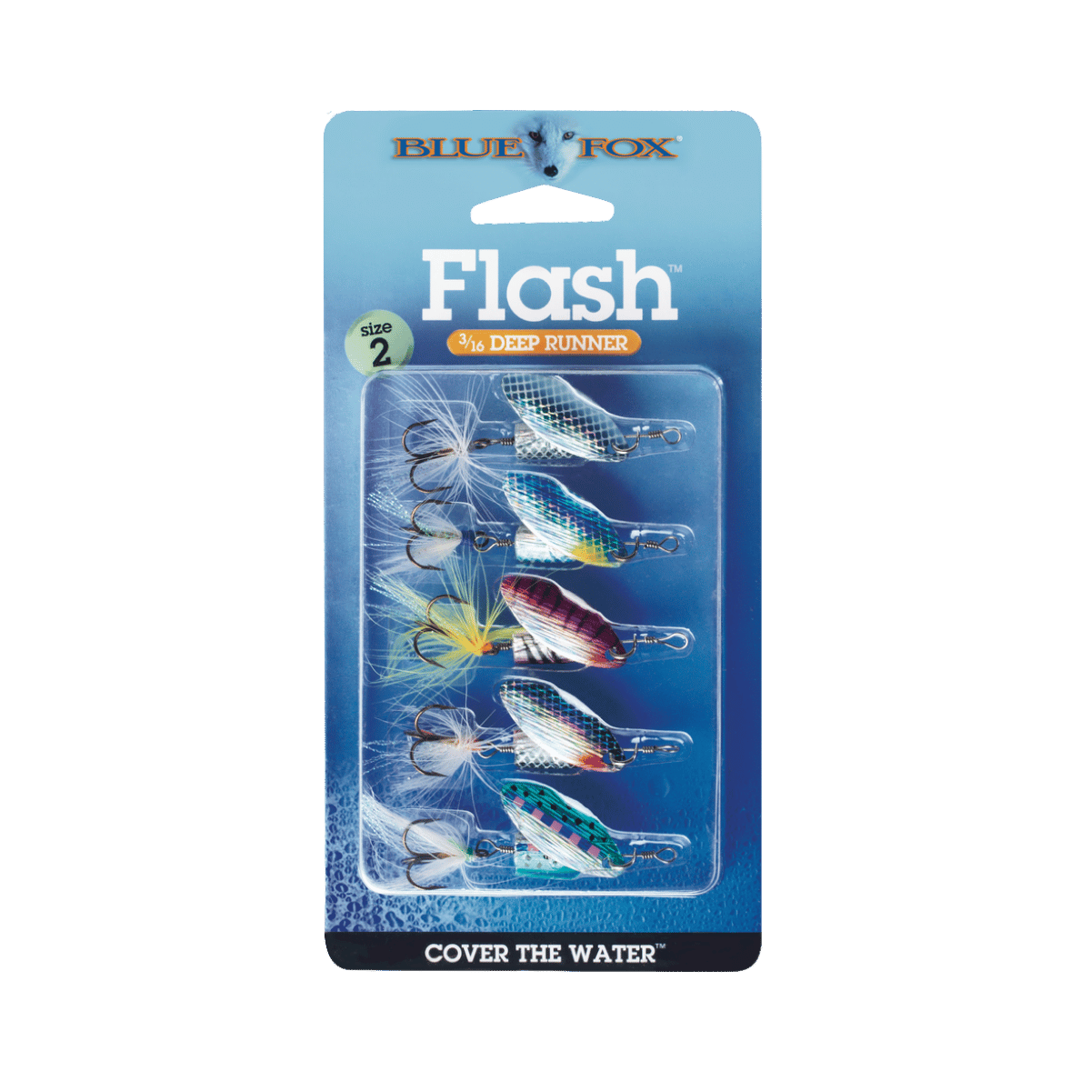 BLUE FOX FLASH SPINNER KIT 1.8OZ