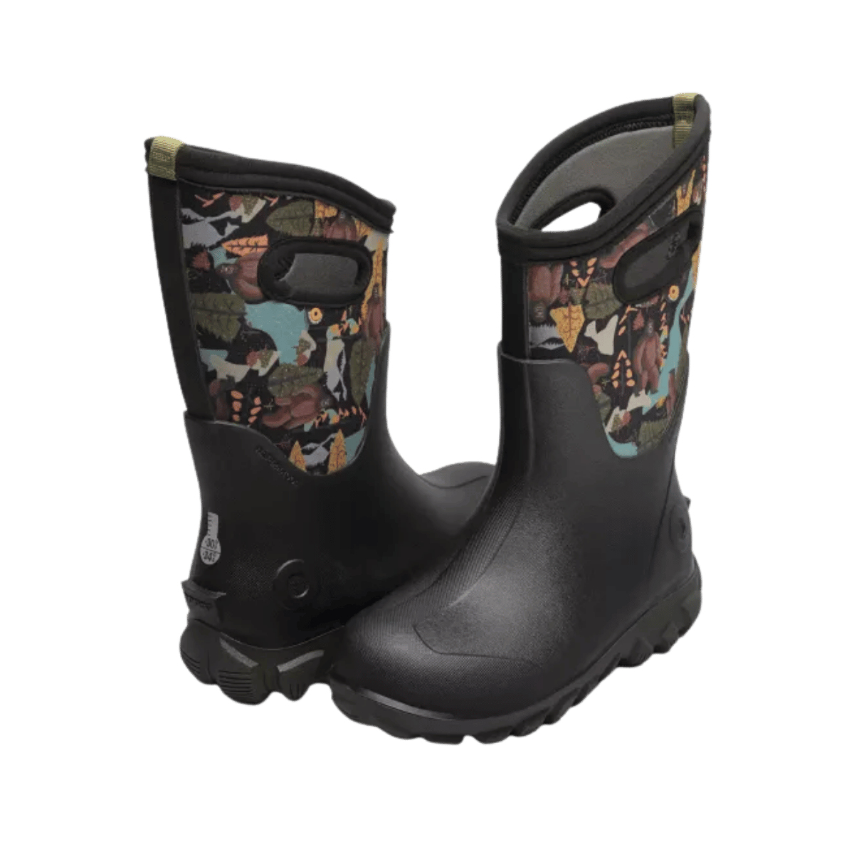 BOGS K CLASSIC SEAMLESS YETI 30°F BLACK MULTI