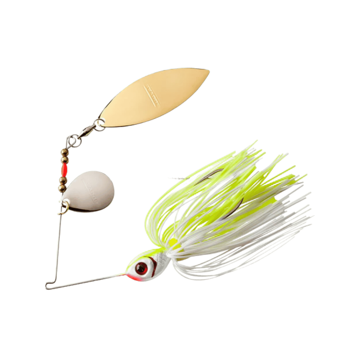 BOOYAH BLADE SPINNERBAIT WHITE CHARTREUSE