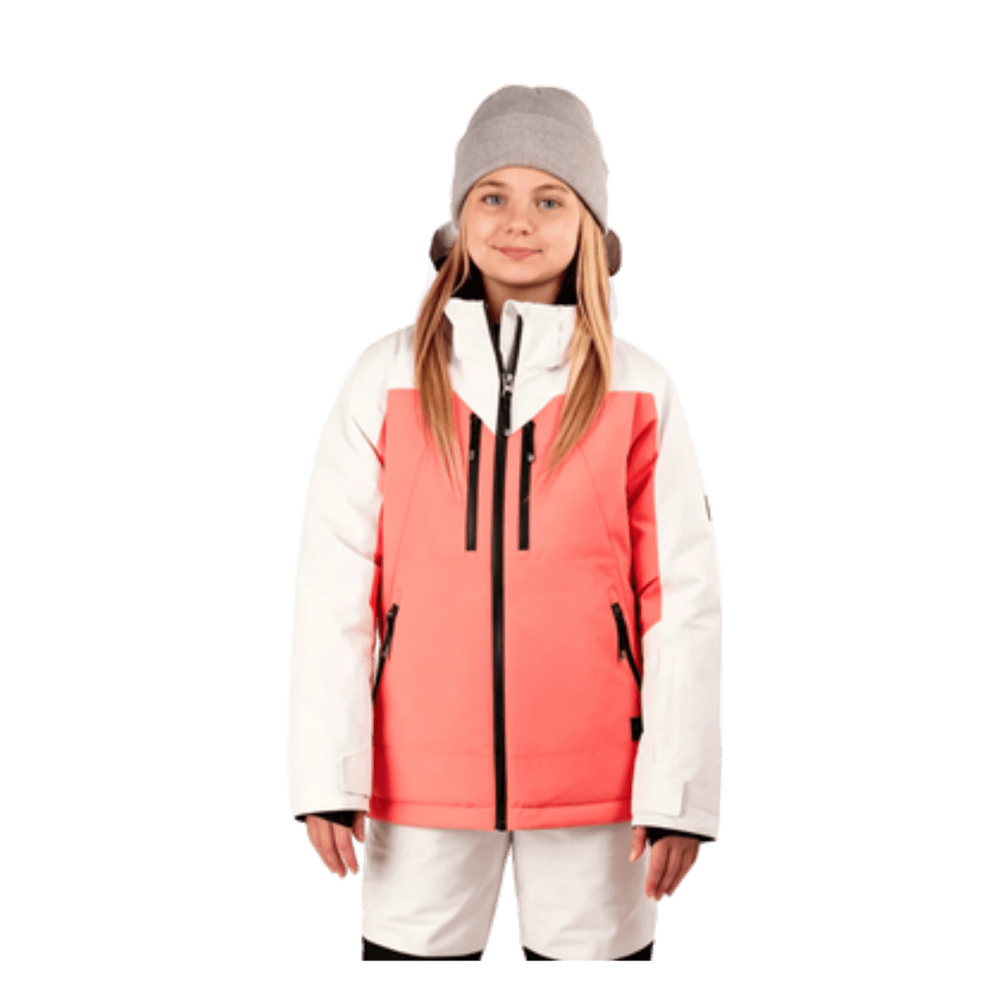 BOULDER GEAR YTH ANDIE JACKET HOT CORAL