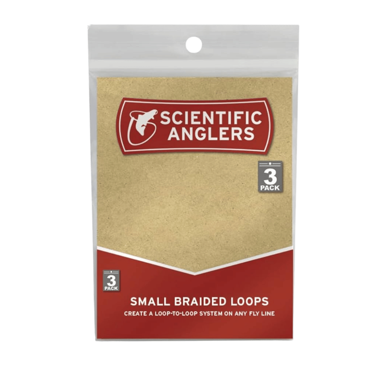 SCIENTIFIC ANGLERS BRAIDED LOOPS 3PKN - SMALL