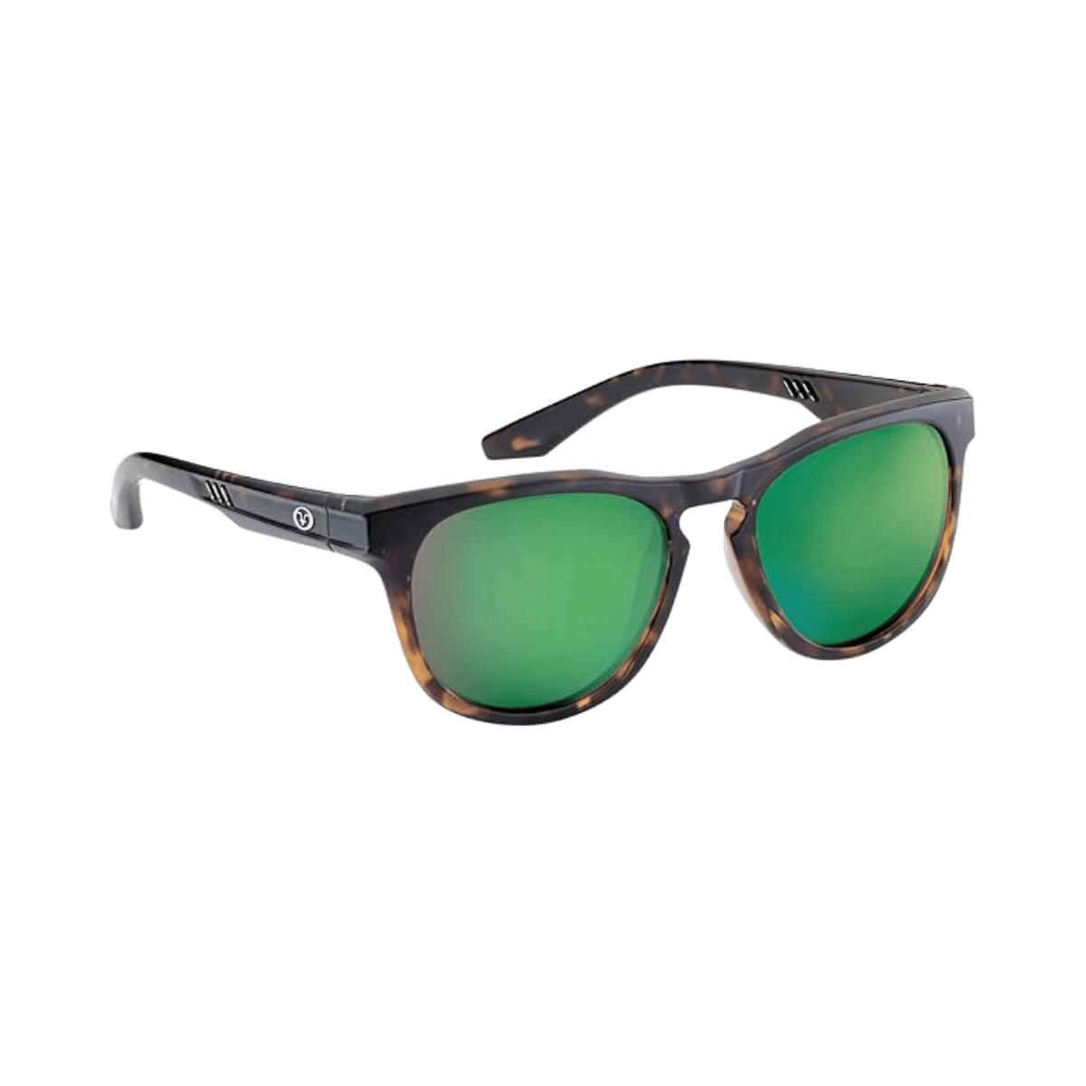 FLYING FISHERMAN BREAKERS SUNGLASSES TORTOISE AMBER-GRN MIR