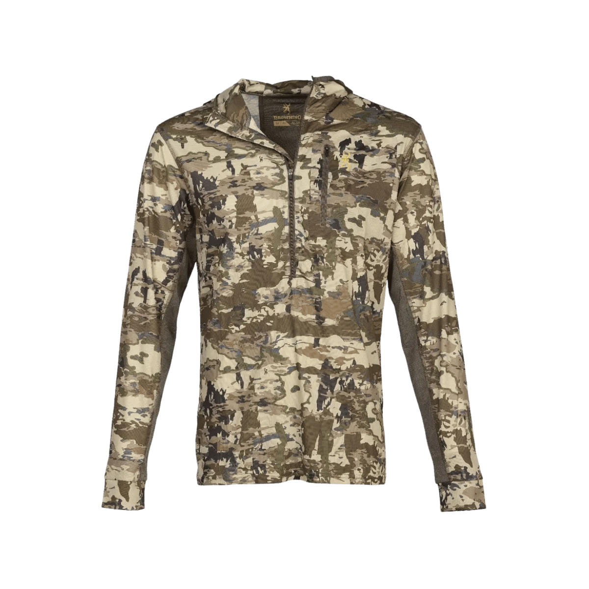 BROWNING EARLY SEASON HOODED AURIC SHIRT - FRONT VIEW