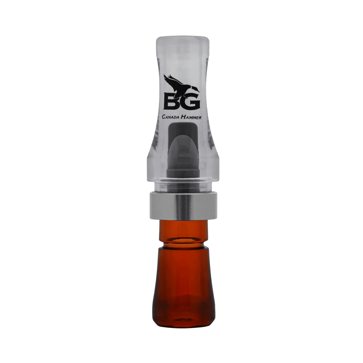 BUCK GARDNER CANADA HAMMER GOOSE CALL - CLEAR/BOURBON