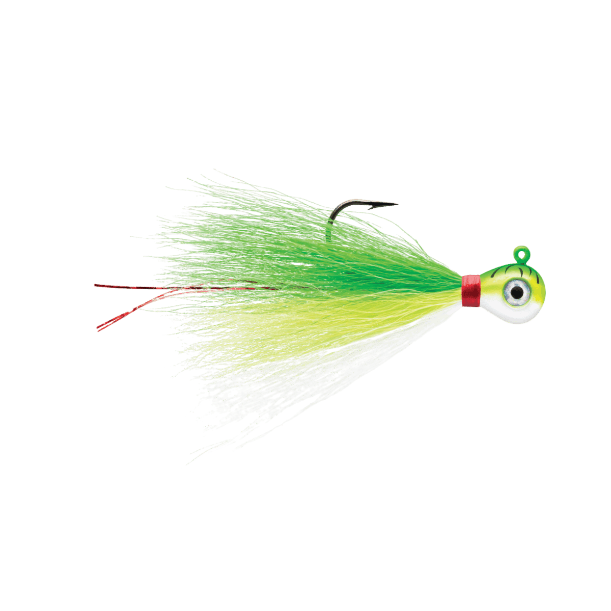 BUCKTAIL JIG 2PK 1/8OZ - GREEN FIRE UV