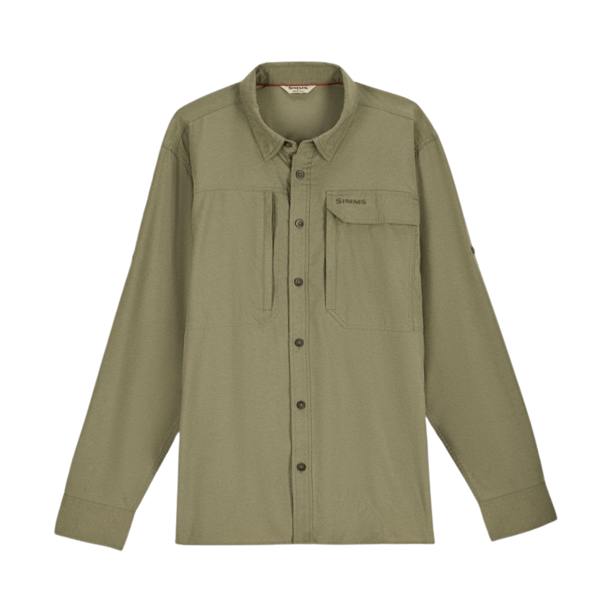 SIMMS MEN'S GUIDE BUGSTOPPER LS SHIRT - WILLOW HEATHER