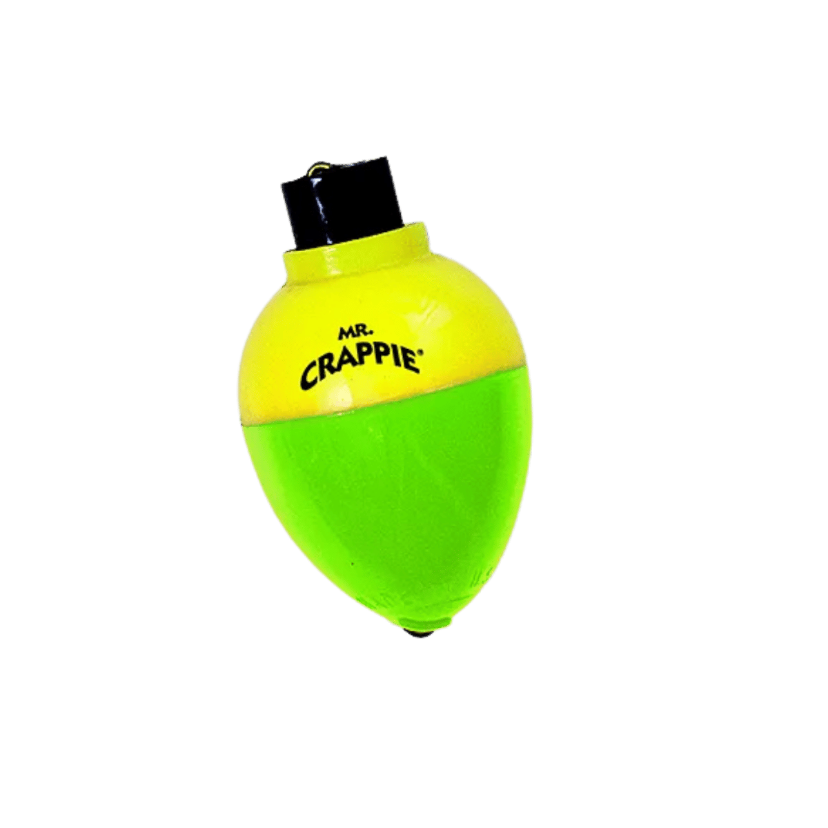 BETTS MR CRAPPIE RATTLIN PEAR FLOAT YELLOW/GREEN 7/8 INCH