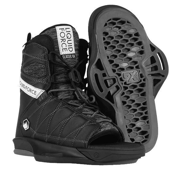 LIQUID FORCE CLASSIC 6X OT WAKEBOARD BINDNG TOP AND BOTTOM