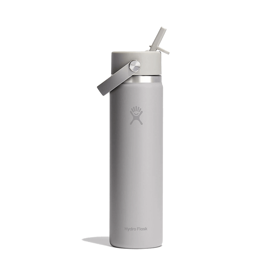 HYDRO FLASK WIDE MOUTH BOTTLE WITH FLEX STRAW CAP 24OZ BIRCH