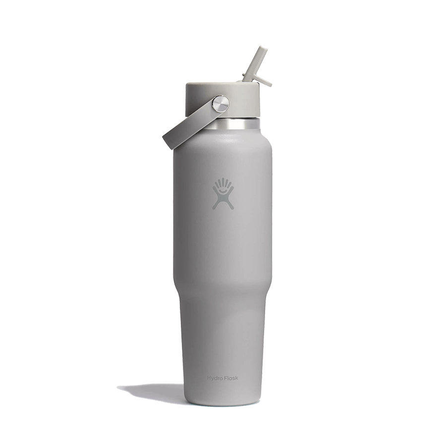 HYDRO FLASK WIDE MOUTH TRAVEL BOTTLE WITH FLEX STRAW 40OZ