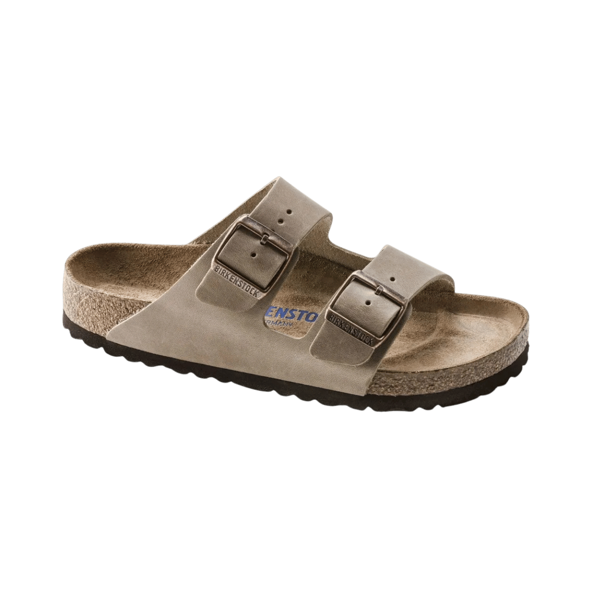 BIRKENSTOCK RIZONA SOFT FOOTBED REGULAR - TOBACCO - SIDE VIEW