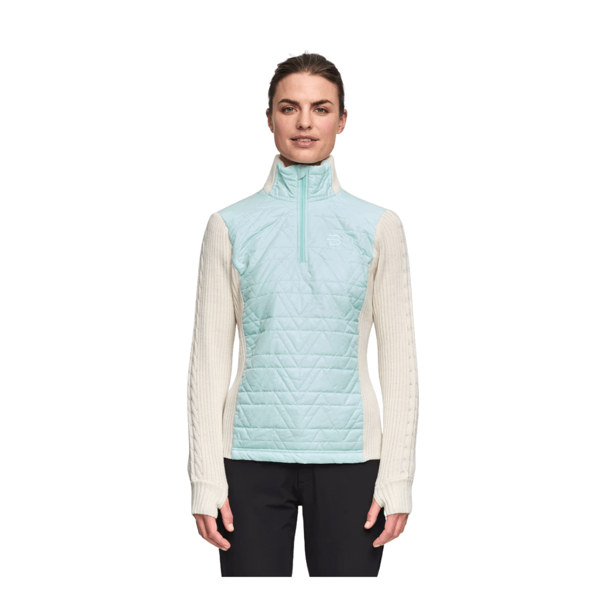 BJORN DAEHLIE WOMEN'S HALF ZIP COMFY - ICED AQUA – Joe's Sporting
