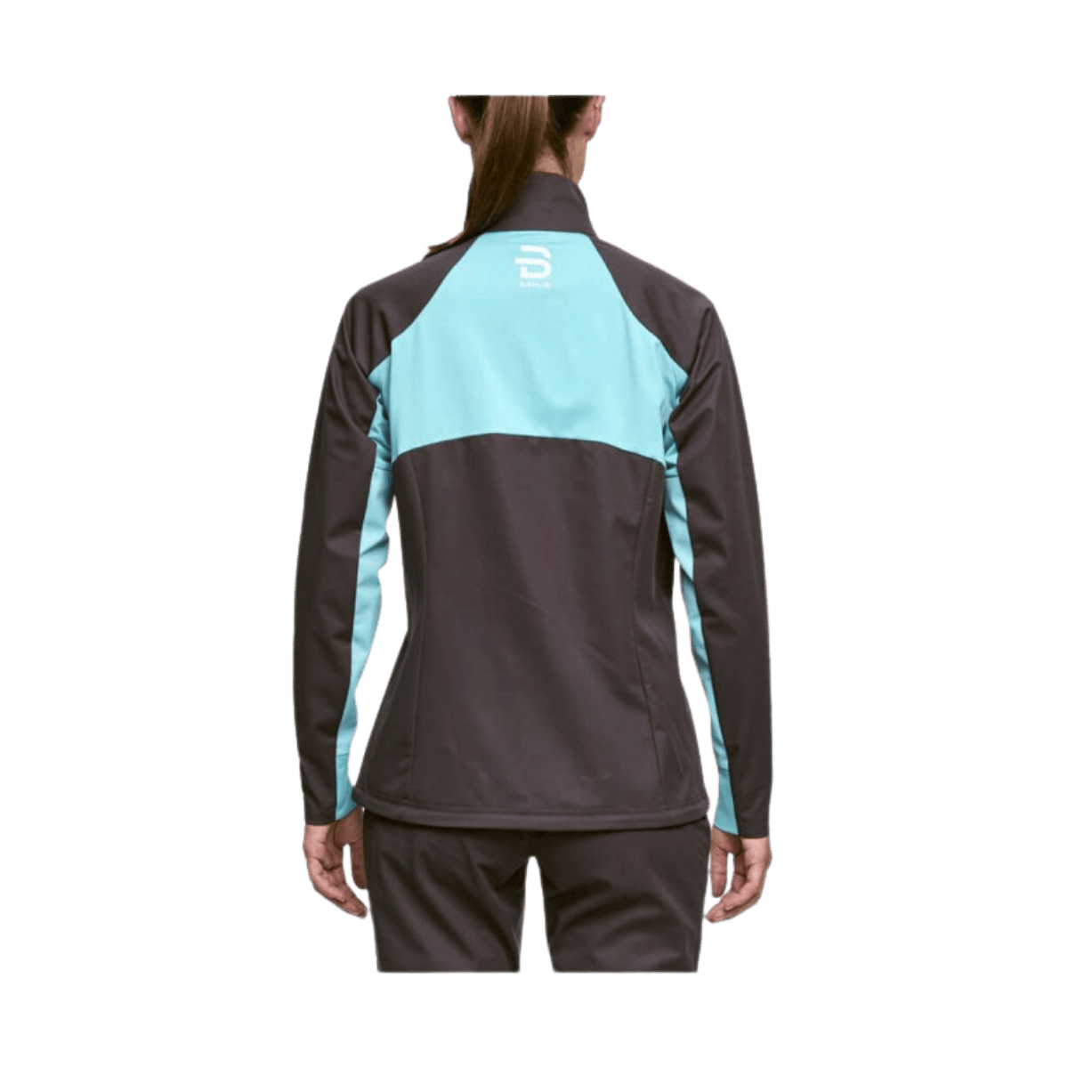 BJORN DAEHLIE WOMEN'S JACKET CHALLENGE 2.0 - NINE IRON - BACK VIEW