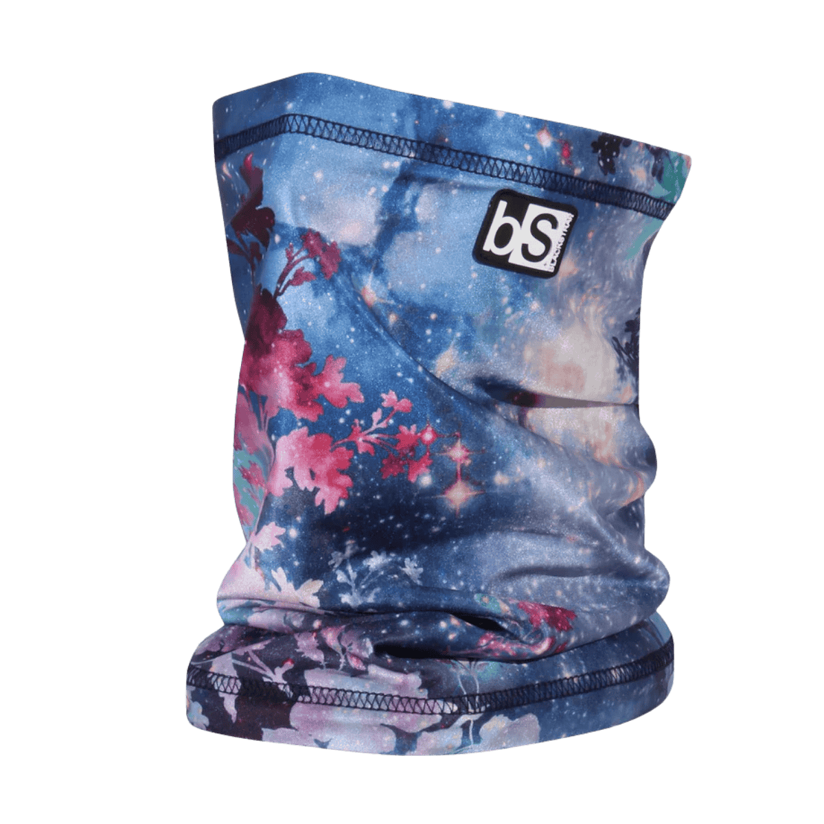 BLACK STRAP THE TUBE NECK GAITER - FLORAL GALAXY - ONE SIZE