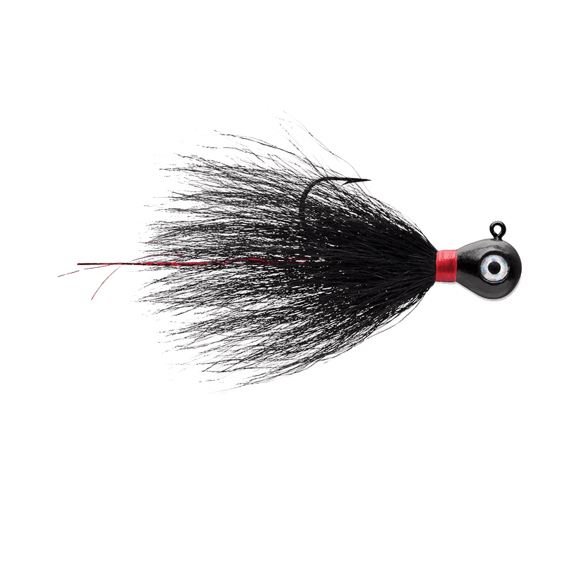 BUCKTAIL JIG 2PK - 1/2 OZ
Black