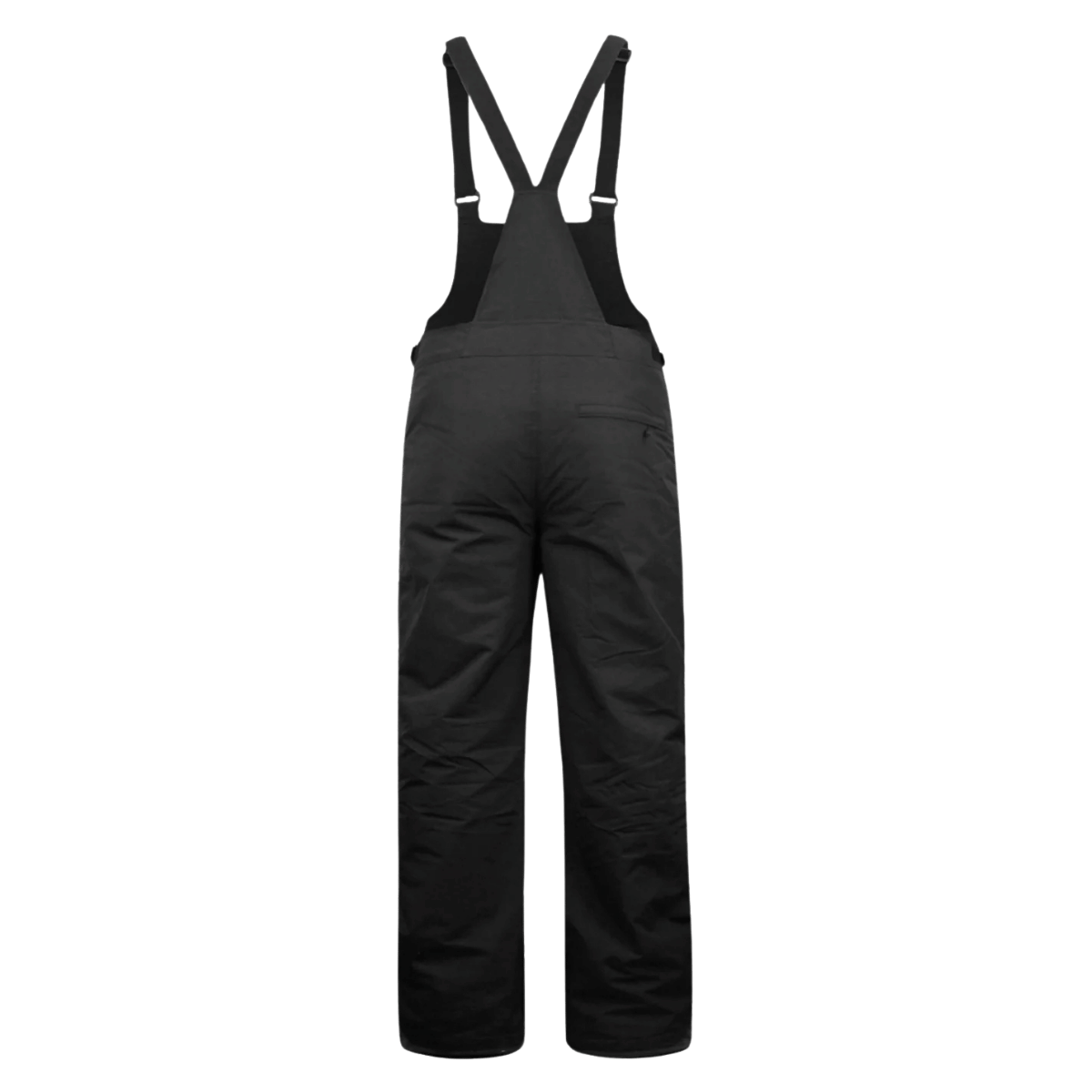 BOULDER GEAR MEN'S PINNACLE BIB REGULAR BLACK BACK VIEW