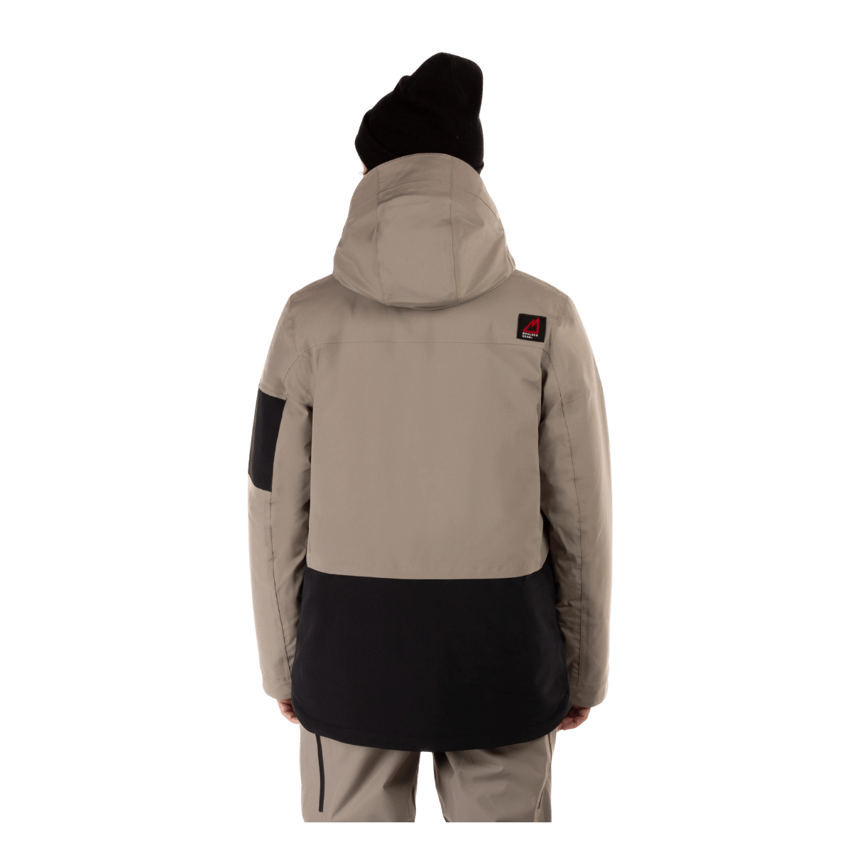 BOULDER GEAR TREMOR JACKET GRAVEL BACK VIEW