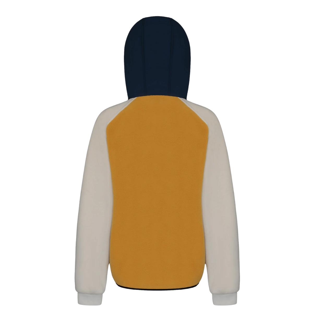 BOULDER GEAR WOMEN SCOUT FLEECE PULLOVER AMBER BACK VIEW