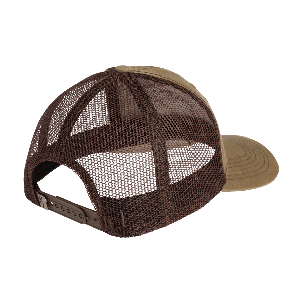 BROWNING TIMBER WAX MESH CAP - LODEN BROWN - BACK VIEW