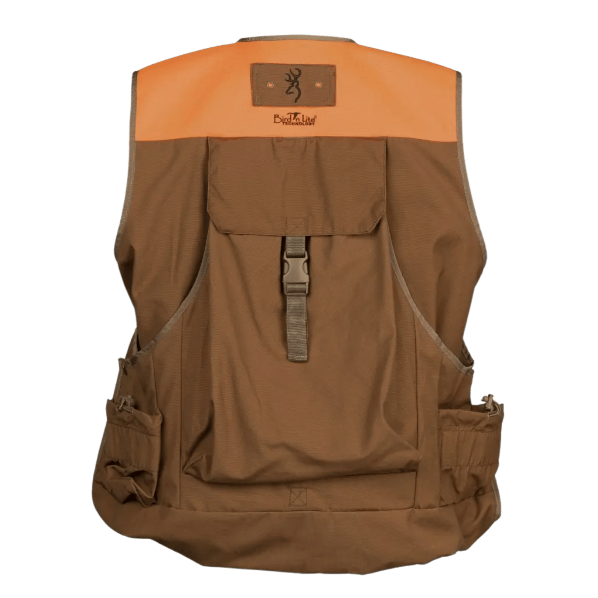 BROWNING MEN'S BIRD'N LITE VEST 2.0 W/O EMB - TAN BLAZE - BACK VIEW