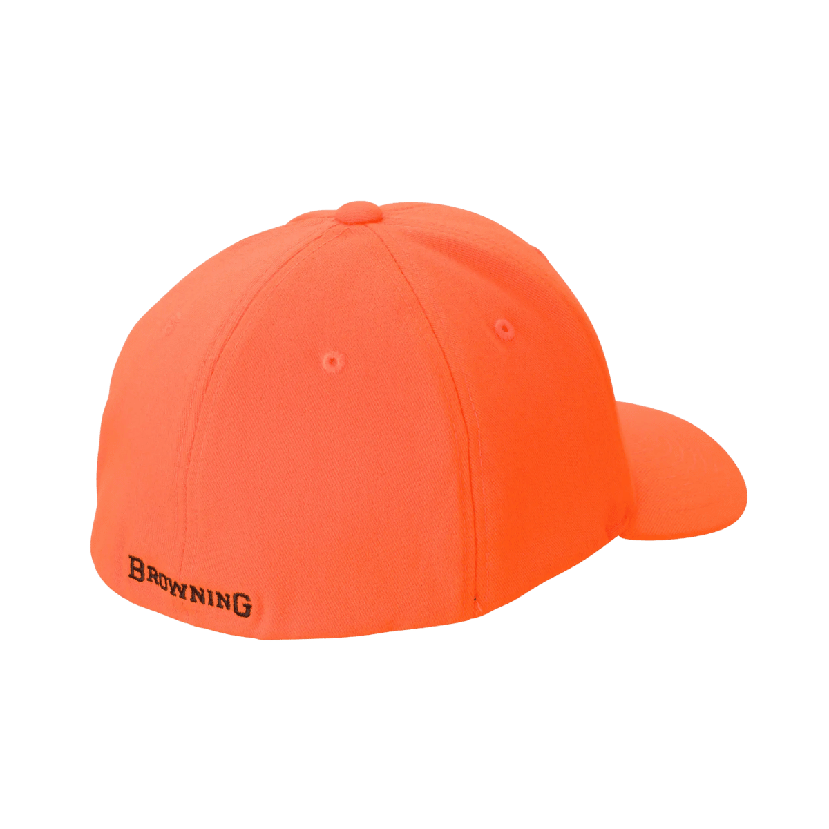 BROWNING FLEXFIT SAFETY CAP 3D BUCKMARK - BLAZE - BACK VIEW