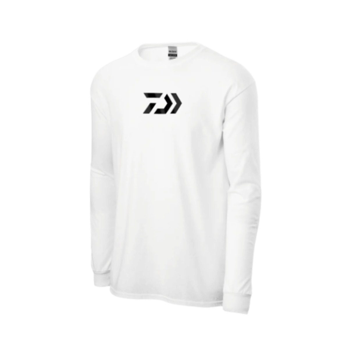 DAIWA GRAY CAMO PRINT LS T-SHIRT - MEDIUM - WHITE
