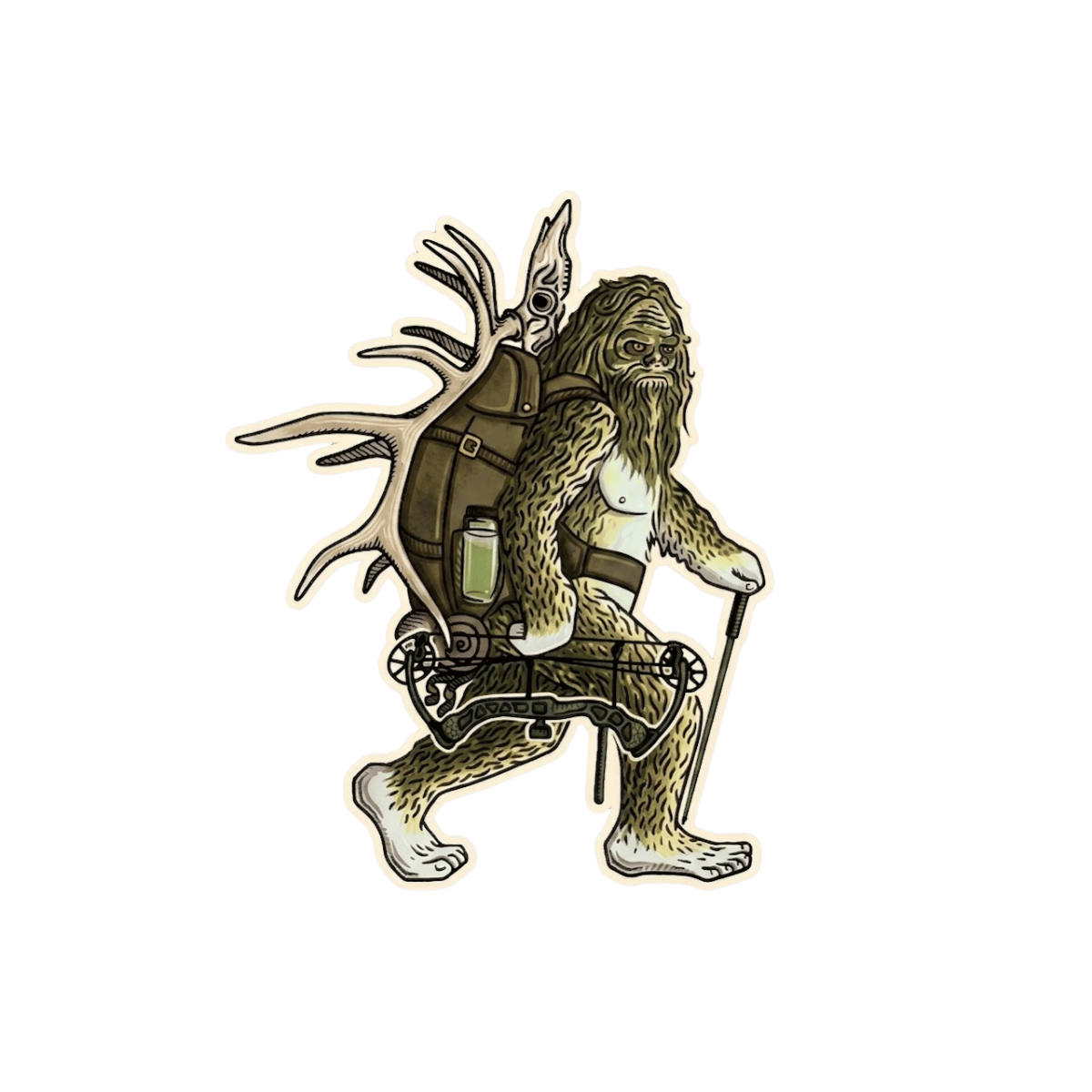 CASEY UNDERWOOD SQUATCH DECALS LARGEMOUTH