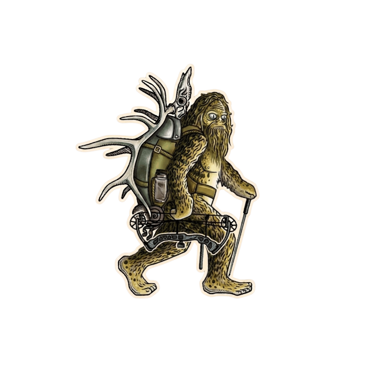 CASEY UNDERWOOD SQUATCH DECALS WALLEYE