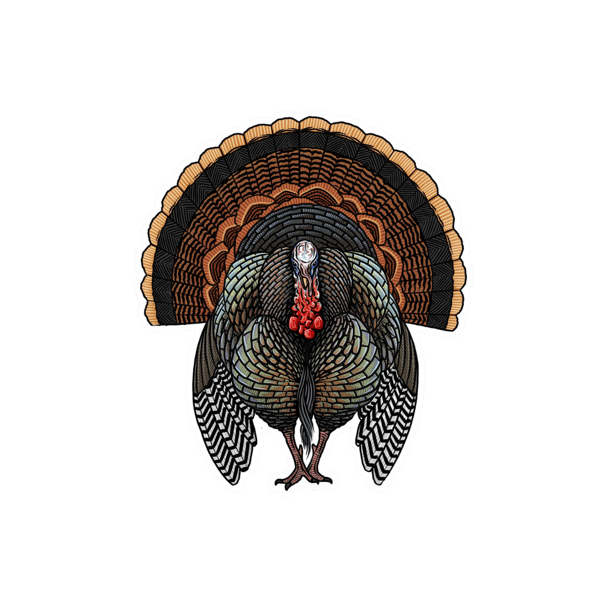 CASEY UNDERWOOD BIRD DECALS - E. WILD TURKEY