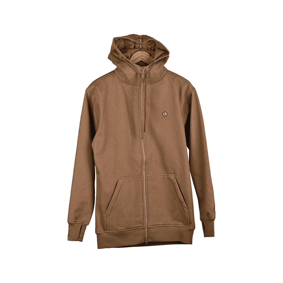 CG HABITATS TECH ZIP HOODIE COYOTE BROWN DENIM