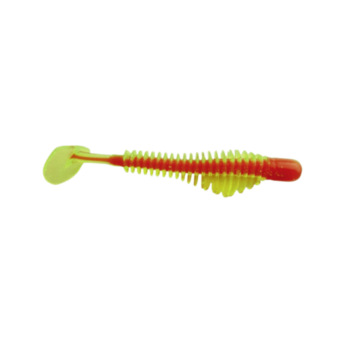 B-FISH-N PULSER PADDLE TAIL 8PK 2.45IN CHARTREUSE/ORANGE