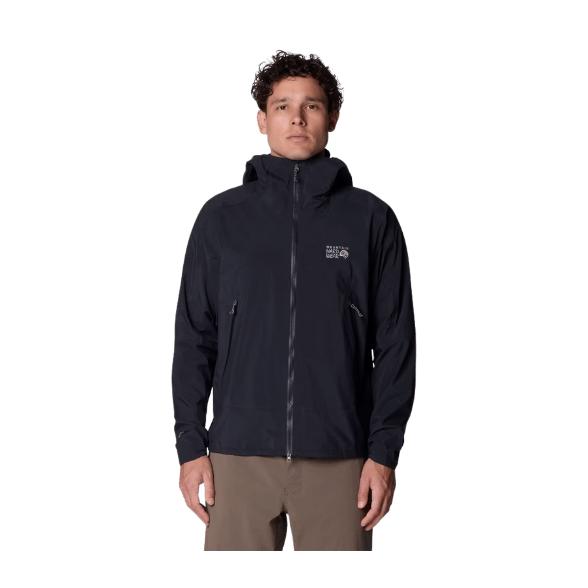 MOUNTAIN HARDWEAR MEN'S CLOUD CIPHER HOODED JACKET - BLACK