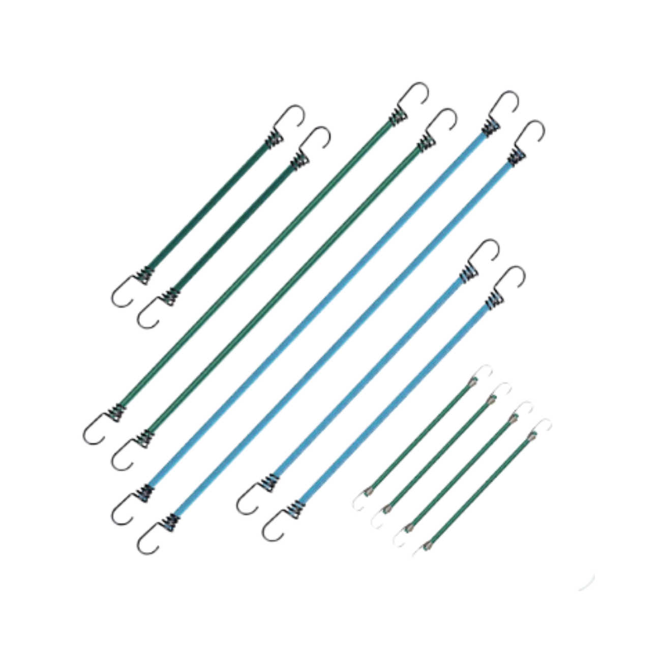 COGHLANS ASSORTED BUNGEE CORDS 12PK ASSORTED