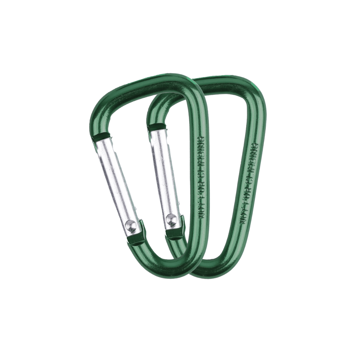 COGHLANS MINI CARABINERS 4MM 2PK GREEN