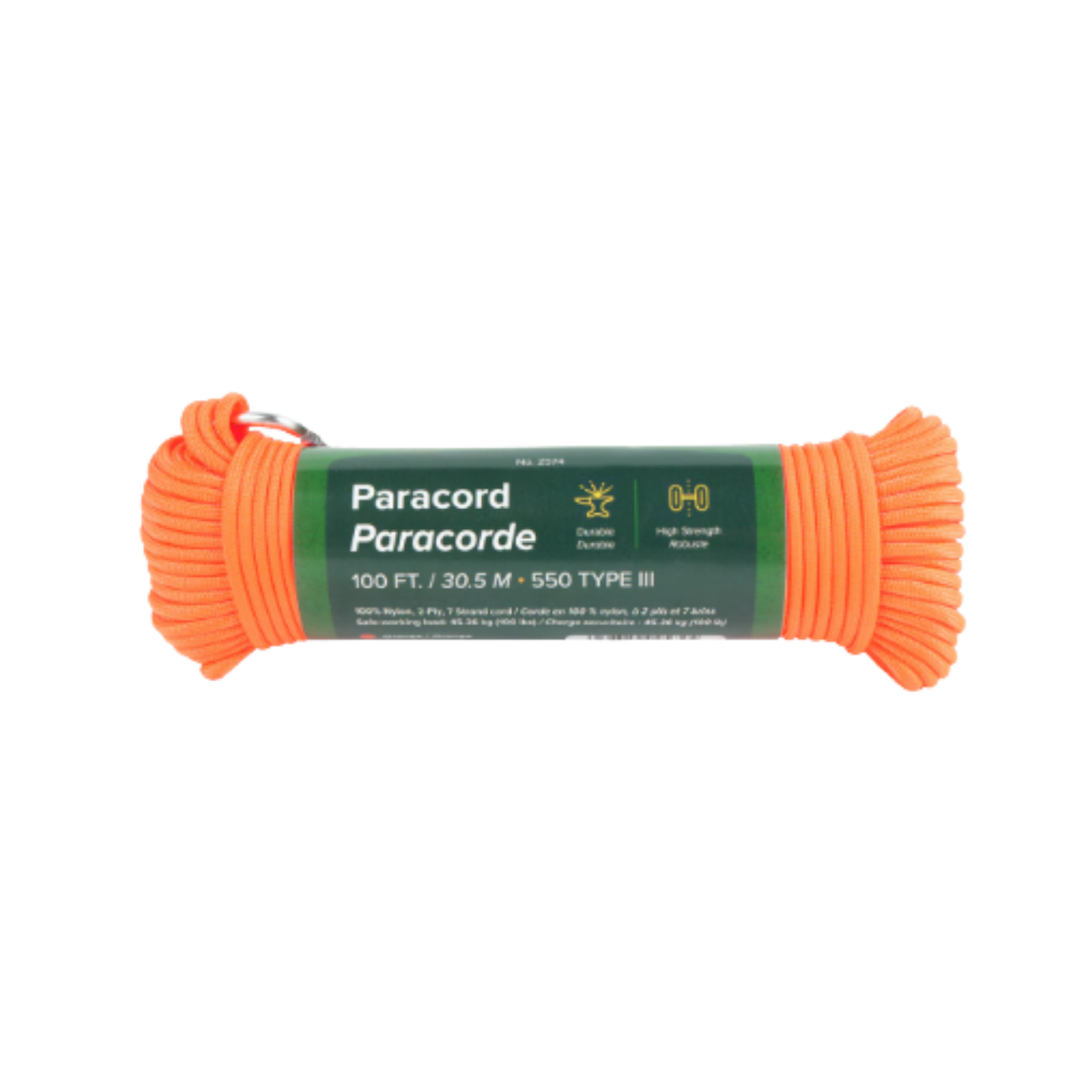COGHLANS PARACORD ORANGE