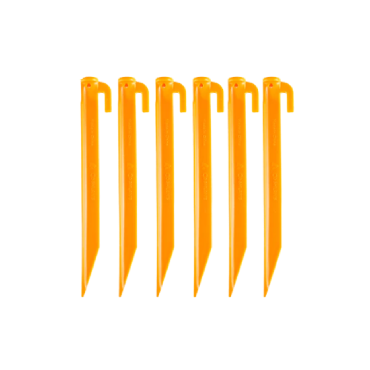 COGHLANS TENT PEGS 6PK ORANGE