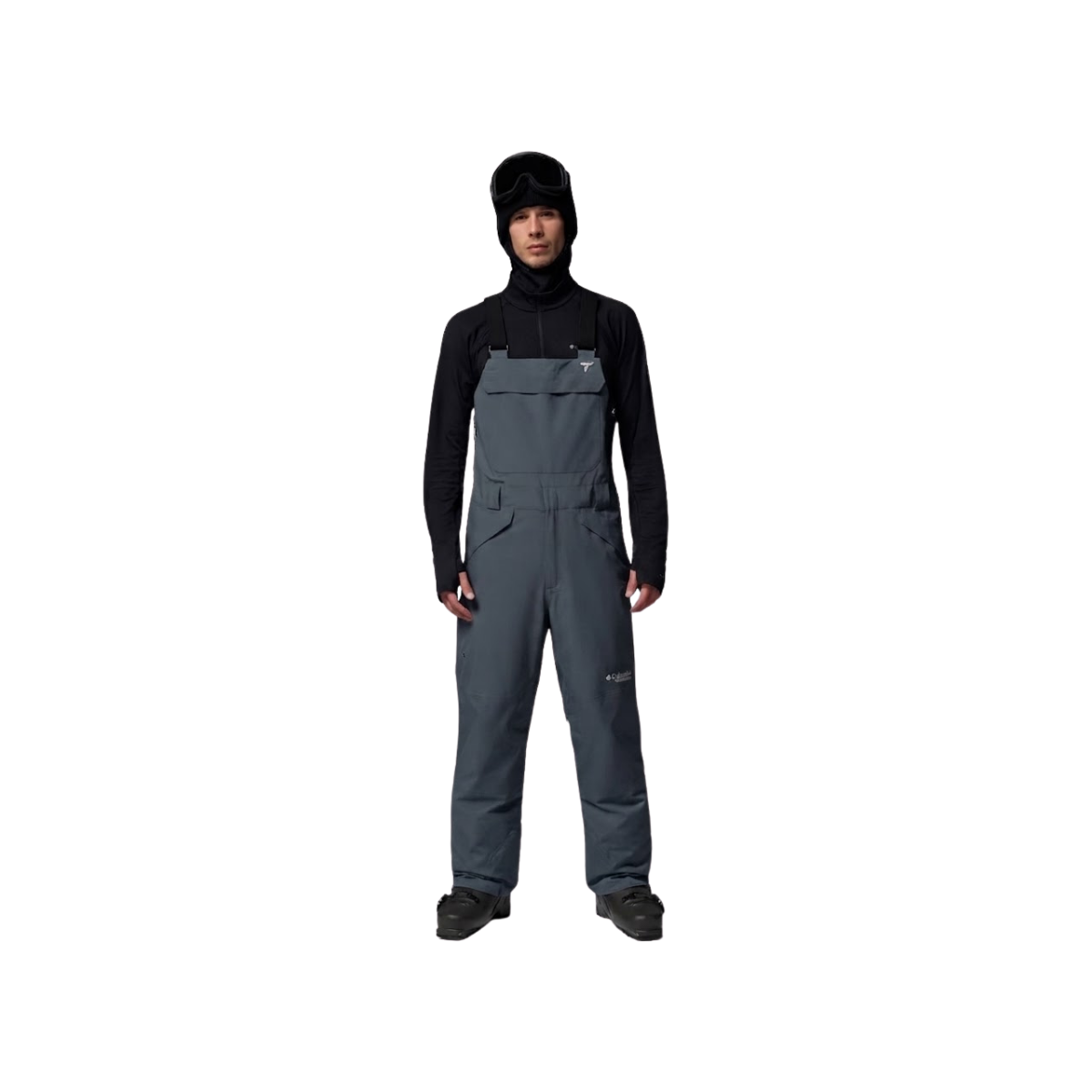 COLUMBIA WINTER DISTRICT BIB FLINT GREY