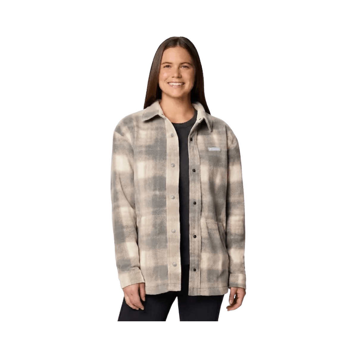 COLUMBIA W BENTON SPRINGS SHIRT JKT II CHALK OMBLUR
