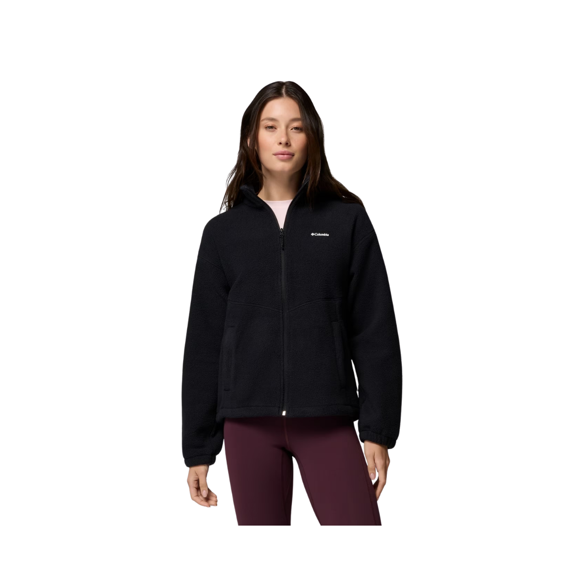 COLUMBIA W TMBR MDW MTR FLEECE FULL ZIP BLACK