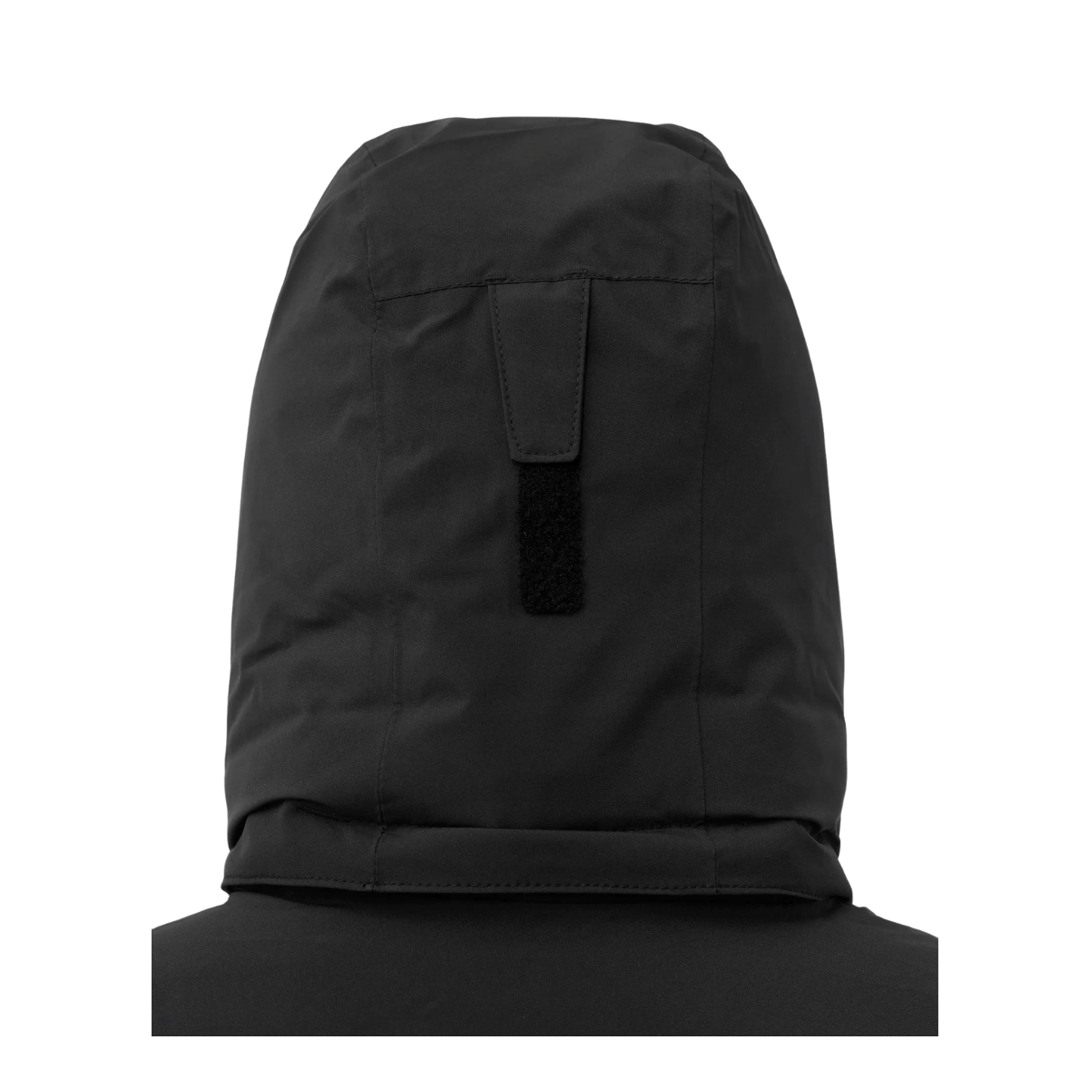 COLUMBIA MEN'S ARROW TRAIL JACKET - BLACK - HOOD VIEW