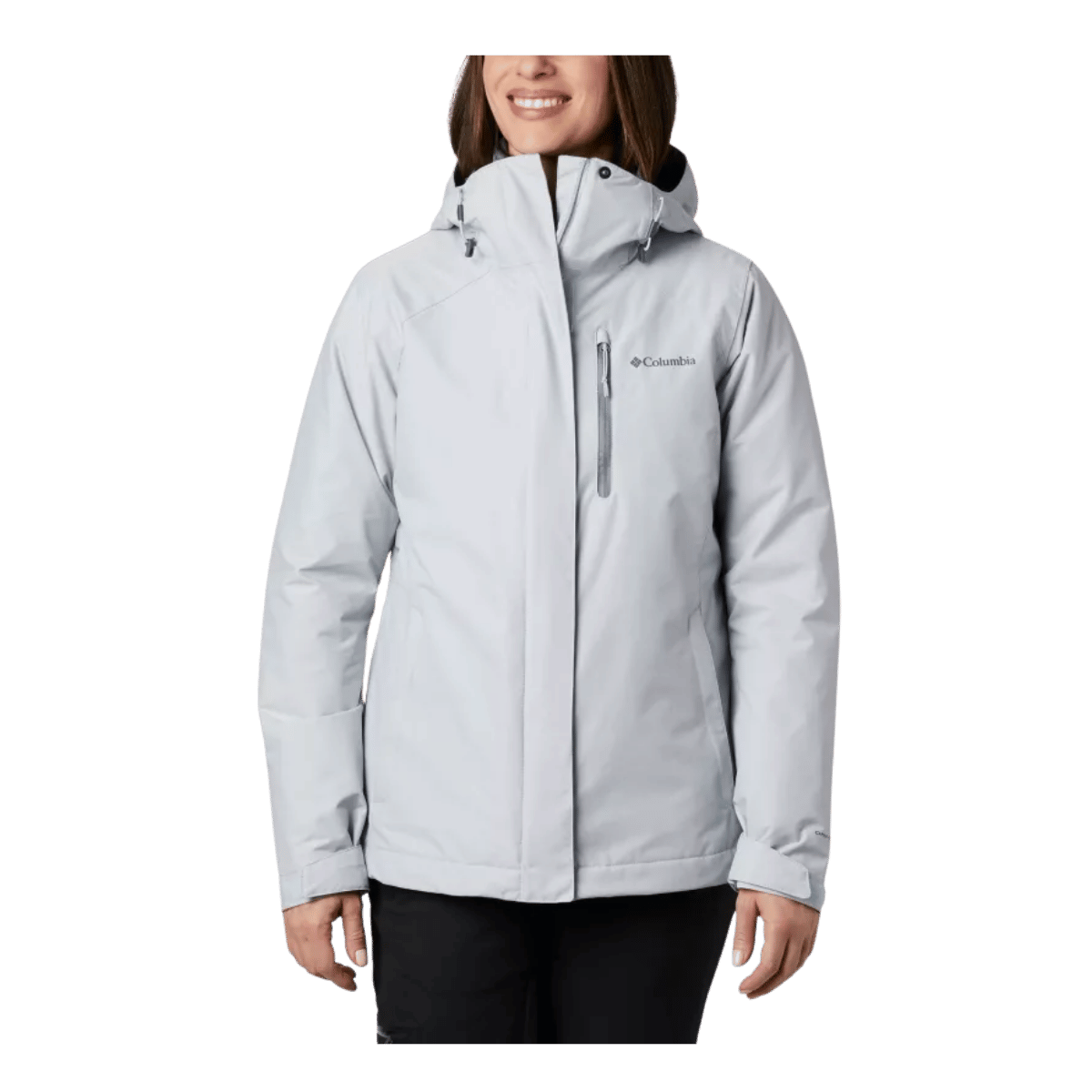 COLUMBIA WOMEN'S WHIRLIBIRD IV INTERCHANGE JACKET - WHITE TERRAIN