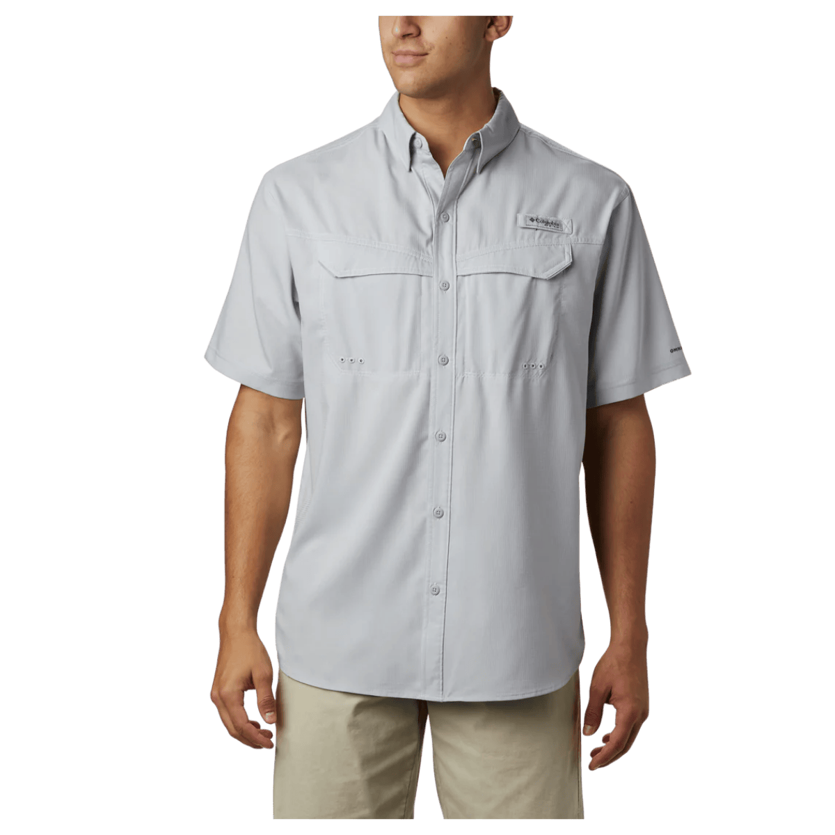 COLUMBIA LOW DRAG OFFSHORE FISHING GEAR SHORT SLEEVE SHIRT