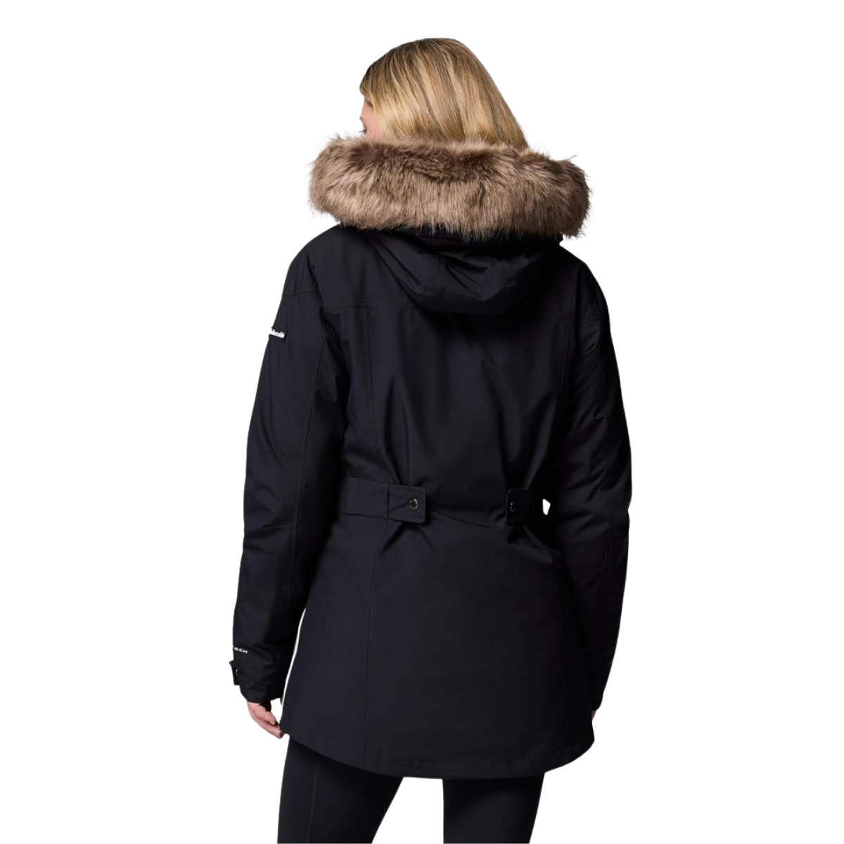 COLUMBIA WOMENS PAYTON PASS II INTERCHANGE JACKET - BLACK WW BACK