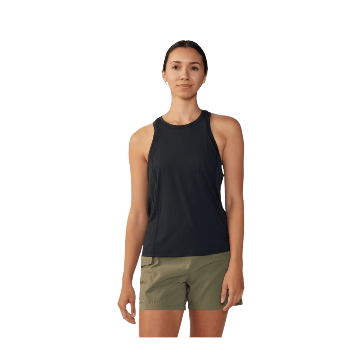 MOUNTAIN HARDWEAR WOMEN'S CRATER LAKE TANK - BLACK