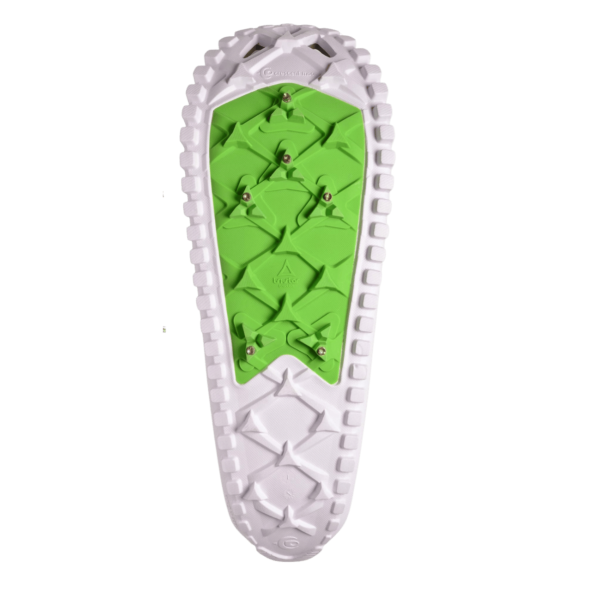 CRESCENT MOON SNOWSHOES EVA FOAM SNOWSHOE - BACK SIDE ANGLE