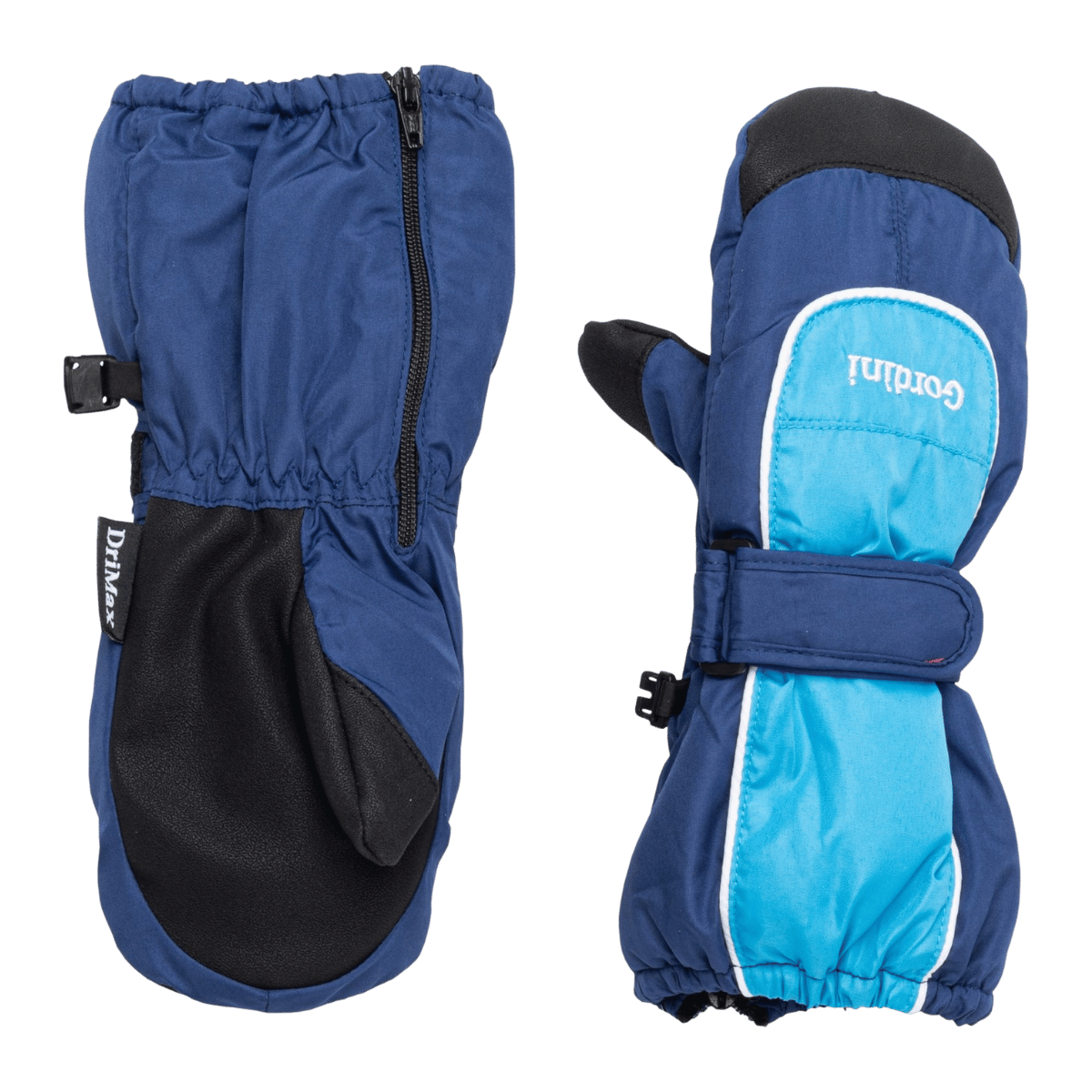 GORDINI CHILDREN'S CUB MITTENS - DARK BLUE/BRIGHT BLUE